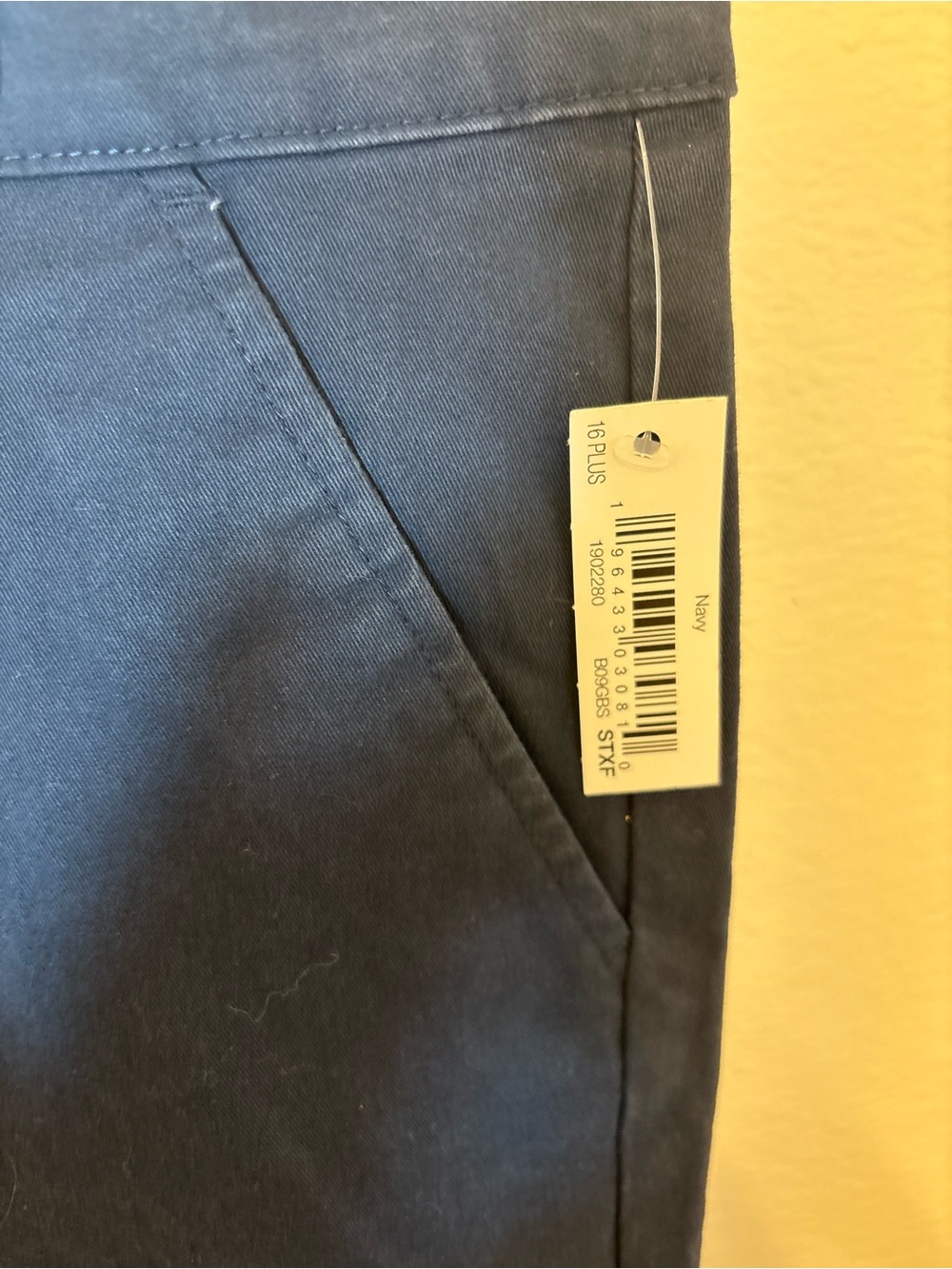 Amazon Essentials Navy Blue Chino dress Pants - Picture 4 of 6